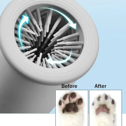 Electric Automatic Dog Paw Cleaner and Massager with USB Charging for Small to Large Breeds