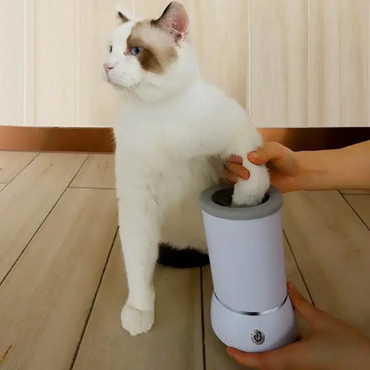 Electric Automatic Dog Paw Cleaner and Massager with USB Charging for Small to Large Breeds